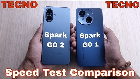 Tecno Spark Go1 vs Tecno Spark Go2 Speed Test Comparison