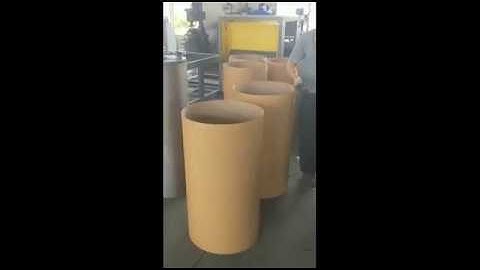 Auto.Fiber Paper Drum Making Machine wiht Labeling Machine