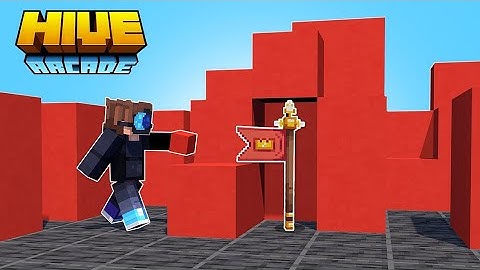 playing in Hive server capture the flag in Minecraft