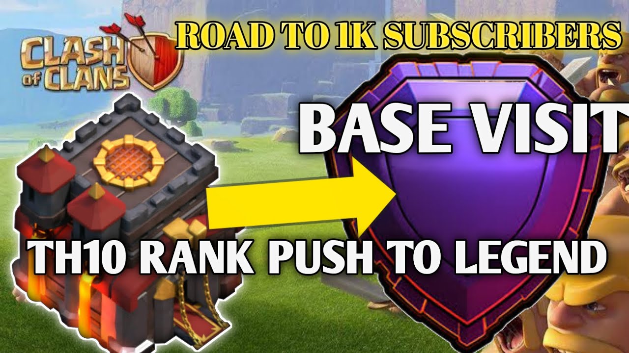 TH 10 RANK PUSH TO LEGEND/ROAD TO 1K SUBSCRIBERS 