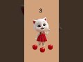 Learn Numbers 3 & 4 🔢 | Counting for Kids with Lola 🐱🍎تعلم الأرقام ٣ و ٤ 🔢 | العد للأطفال مع لولا 🐱🍎