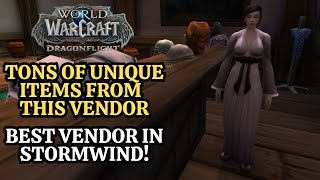 Lots of Easy Gold from Unique Transmog with this Alliance Only Vendor - Fast Dragonflight Gold