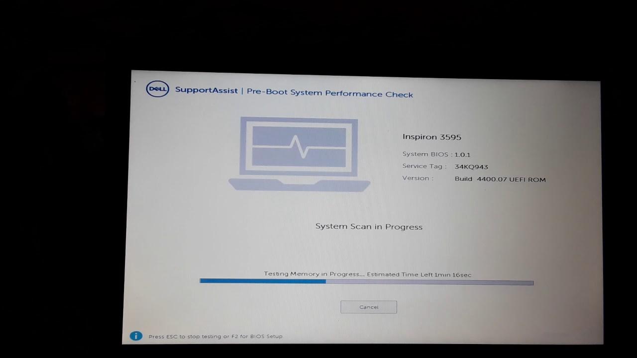 How to perform a pre boot system performance check youtube