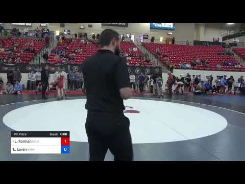 2024 U15 U.S. Open: Lucas Forman vs Luke Loren: 41 kg 7th Place Bout @usawrestling