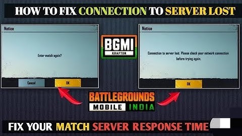 || bgmi connection to server lost Problem solution || Permanently fixed with any sim cards 100%😍2023