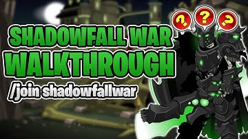 Shadowfall War Quest Walkthrough /join shadowfallwar - AQW