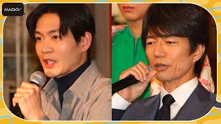 仲村トオル、松下洸平の“躍進”に危機感？「洸平来すぎだよ」と突っ込み　ドラマ「合理的にあり得ない～探偵・上水流涼子の解明～」会見