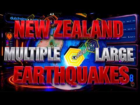 9/02/2026 -- New Zealand Rocked by multiple noteworthy earthquakes -- South Region hit as expected