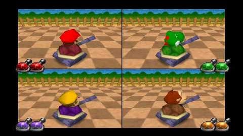 Mario Party 2 Mini Games - Shell Shocked stage 1