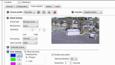 Setting Up Video Analytics example