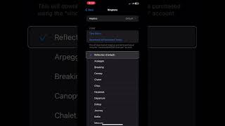 Reflection, The New Official default iPhone 16 & iOS 18 ringtone