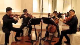 Artsylum Quartet: Berliner Partita for String Quartet (2012) II mvt, by Jeremiah Li Kai Han