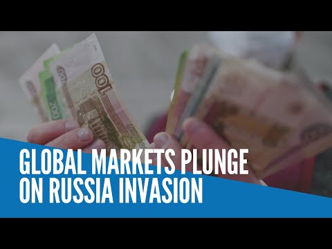 Global markets plunge on Russia invasion