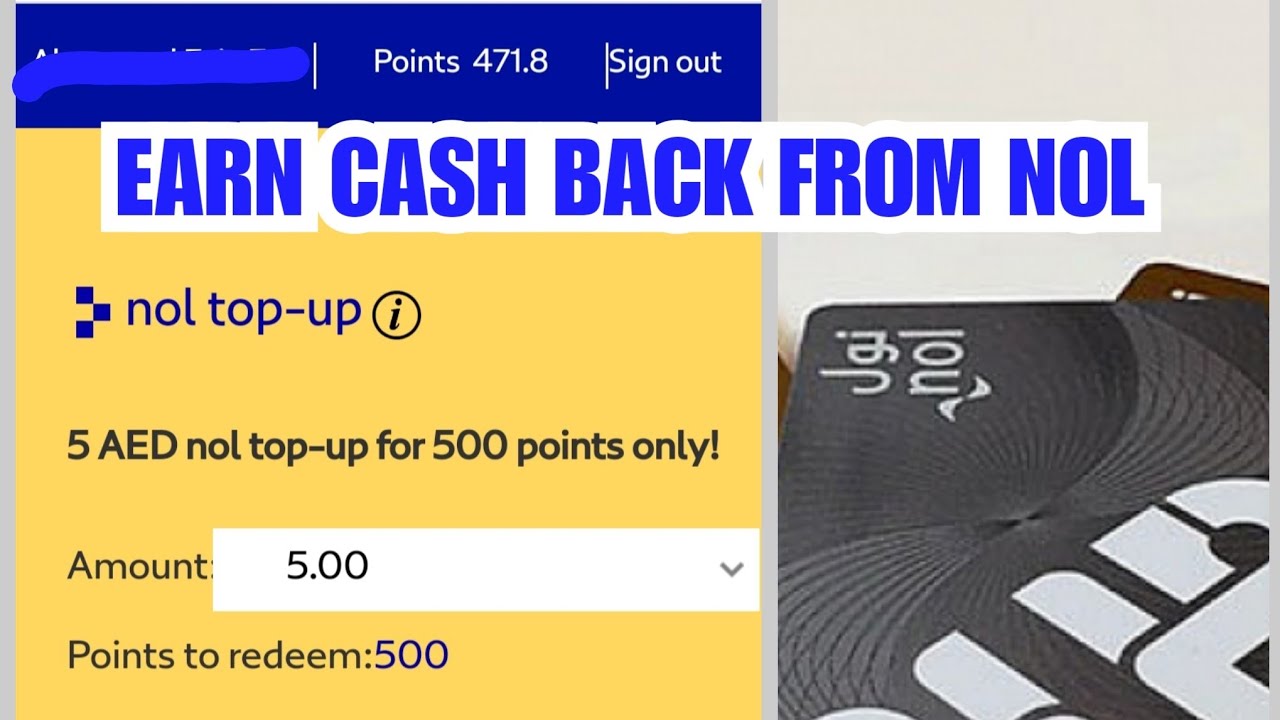 HOW TO GET FREE NOL CARD RECHARGE EARN CASH BACK WITH NOL YouTube