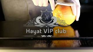 Shisha. Qelyan. Nargile. Nargile Hazirlanmasi. Qreyfrut