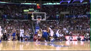 LAC GS - Blake Griffin is Pushed Down, offending player gets a tech