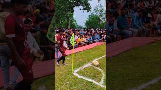 Ranjeet Marndi 💥 Ka Corner Kick #shorts #football #cr7 #king #ranjeet #youtubeshorts #korner #kick