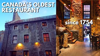 Montreal's Oldest Restaurant Dates Back to 1754