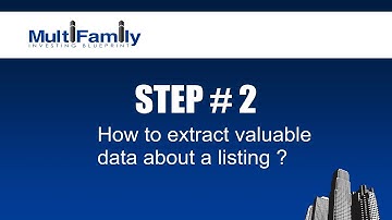 How To Invest In Multi Family Properties For Canadians - STEP # 2