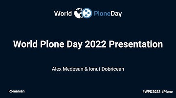 World Plone Day 2022 Presentation