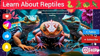 learn about reptiles | reptiles for kids | what is a reptile? | reptiles | learn all about reptiles 