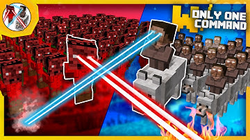 Minecraft - Clay Soldiers Wars with only one command block | Make awesome battles!