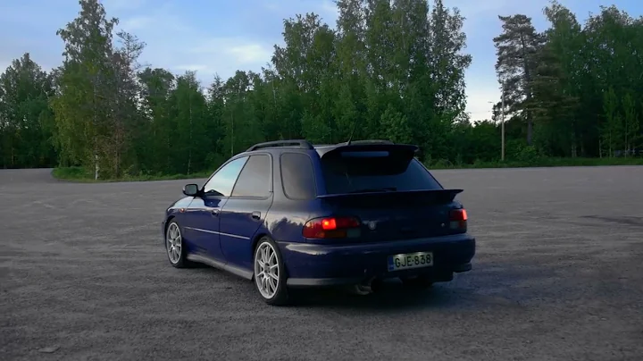 Subaru Impreza WRX STI sport wagon v-limited gf8/gc8 launch on gravel