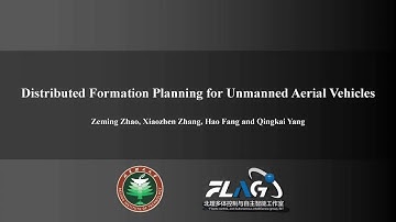 Distributed Formation Planning for Unmanned Aerial Vehicles