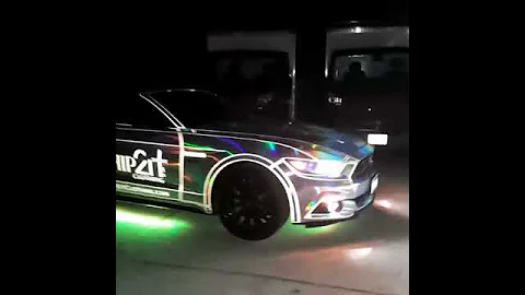 Neons on my 2015 mustang gt convertible.