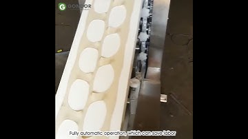 How Does the Automatic Dumpling Wrapper Making Machine Save Time? #dumplingwrappermachine #shorts