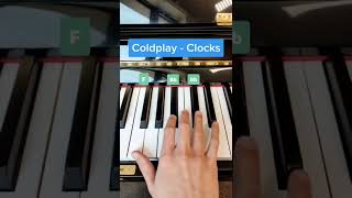 Coldplay Clocks famous opening, PIANO TUTORIAL