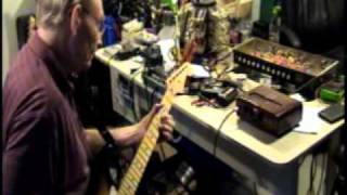 Custom creation D-Lab 6v6 Cigar box Class A Tube mini guitar amp demo by Max Butler