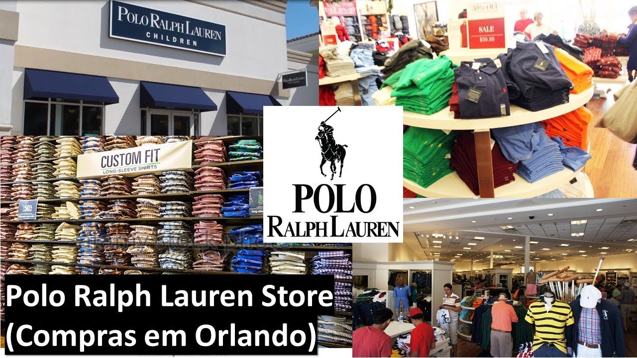 Polo Ralph Lauren Store (Compras em Orlando) - YouTube