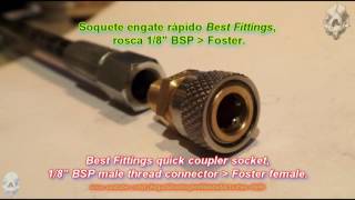 Best Fittings Quick Coupler Starter Kit (Adaptadores Foster - 1/8' BSPP)