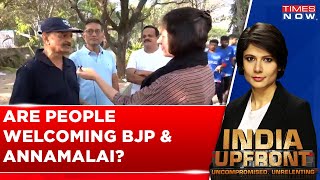 We Welcome BJP \& Annamalai: Coimbatore Resident Says During Election Yatra | Padmaja Joshi