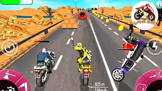 لعبة سباق وحرب عصابات الموتورات والدرجات المميتة #1| New Bike Attack Race - Bike Tricky Stunt Riding screenshot 1