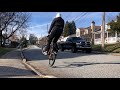 Riding BMX on the weekend