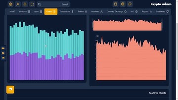 Bitcoin CryptoCurrency Template Bootstrap Admin with Dark RTL Theme