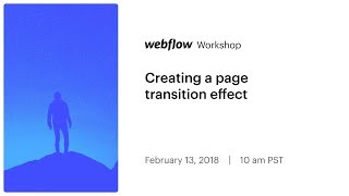 Creating a page transition effect