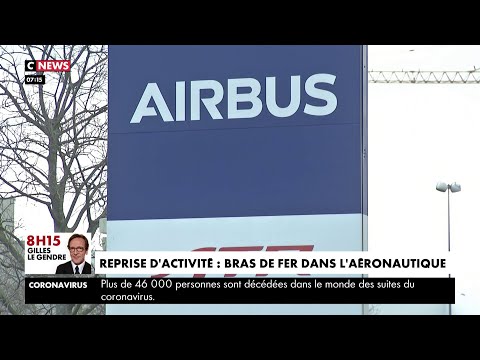 Toulouse : bras de fer dans l&#039;aéronautique face à la reprise d&#039;activité d&#039;Airbus,