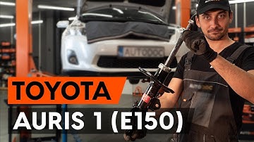 Hvordan bytte fremre fjærbein der på TOYOTA AURIS 1 (E150) [AUTODOC-VIDEOLEKSJONER]