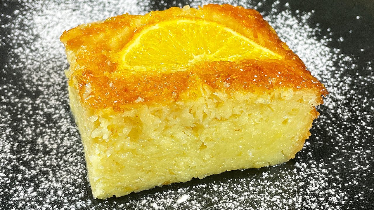 🍊Апельсиновий пиріг з тістом Філо/ Portokalopita Filo Cake! Філо замість борошна!