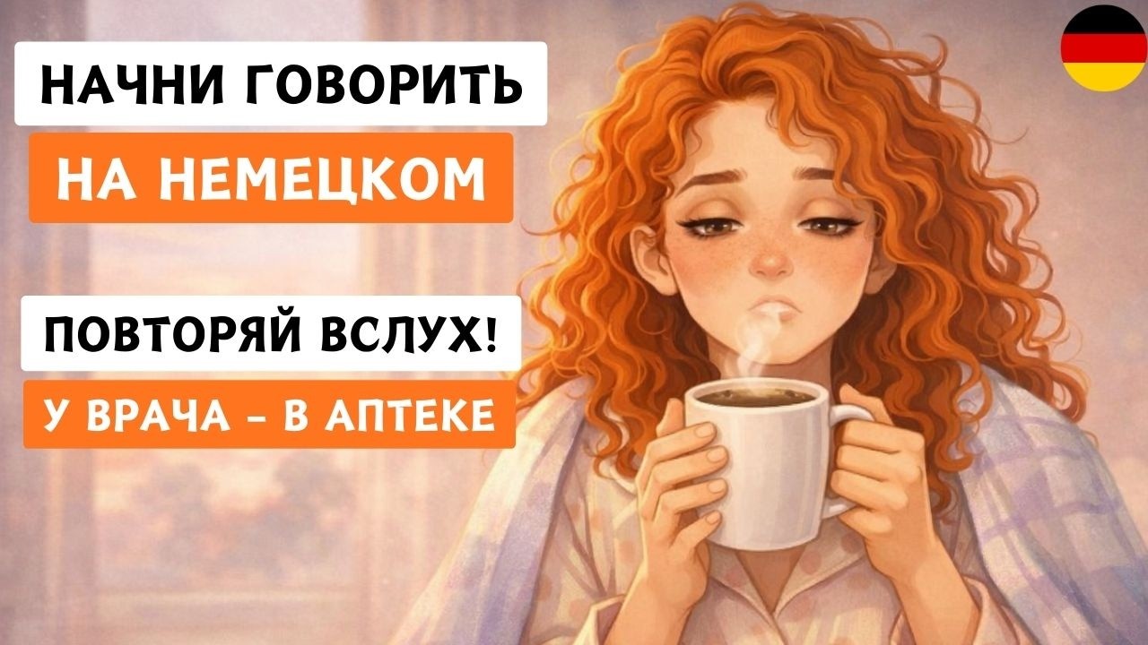 ЗАПИСЬ К ВРАЧУ НА НЕМЕЦКОМ | Повседневные фразы (повторяй вслух!) 🇩🇪