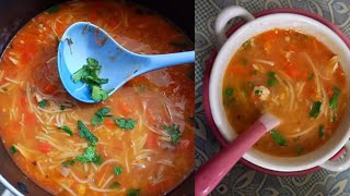 Turkish soup | ترکی کا سوپ | chicken vegetables Soup | तुर्की सूप