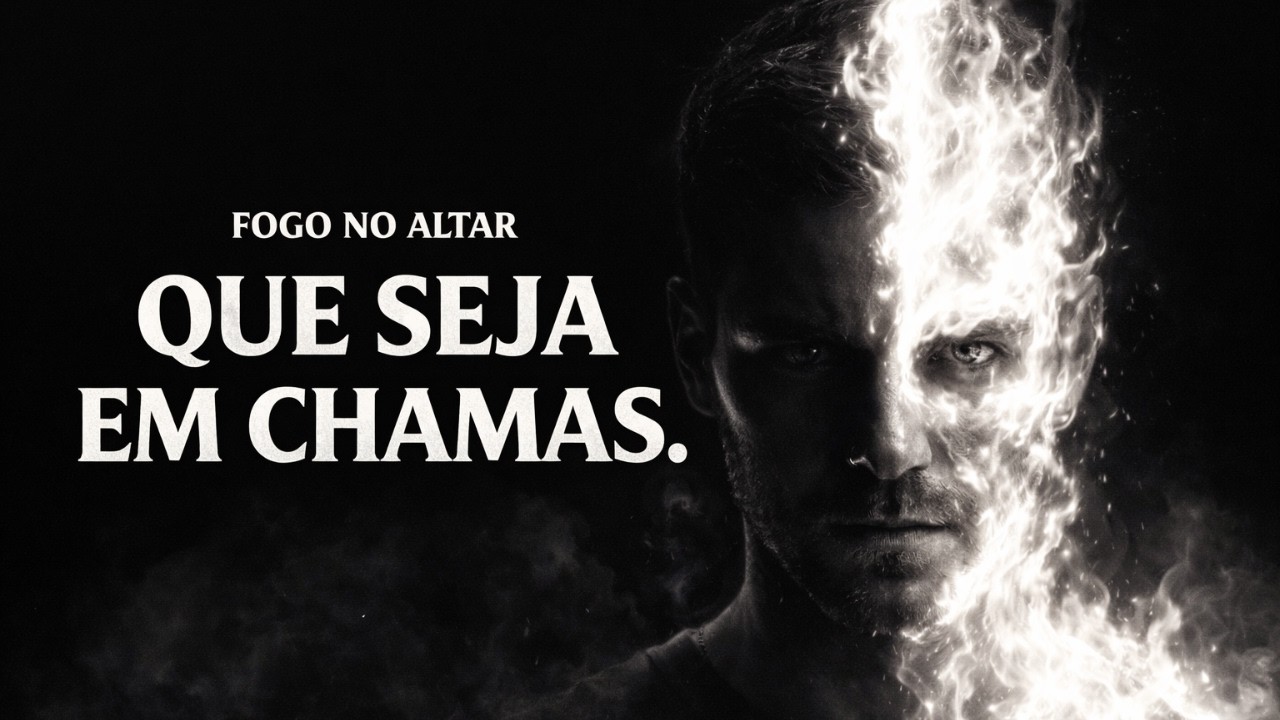 FOGO NO ALTAR — Se o Medo Vem, Vai Cair! 🔥 (Gospel Metal Explosivo)