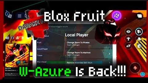 [NEW] Blox Fruit W-AZURE SCRIPT│Anti Ban, Auto Farm, Keyless 100%, Free To Use│🔥W-Azure