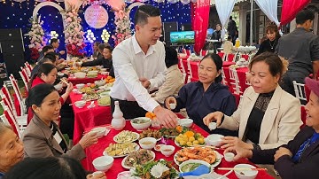 Lộ Diện Đám Cưới anh Trai tại quê Hương Mỹ Bằng cỗ dựng rạp 19 mâm. Nguyễn Tất Thắng