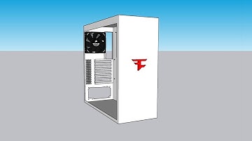 FaZe Computer Case Design Speed Art - Google SketchUp