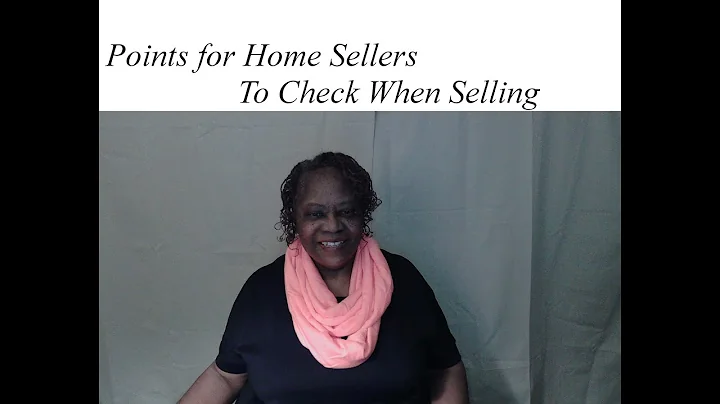 Points for Home Sellers to Check When Selling