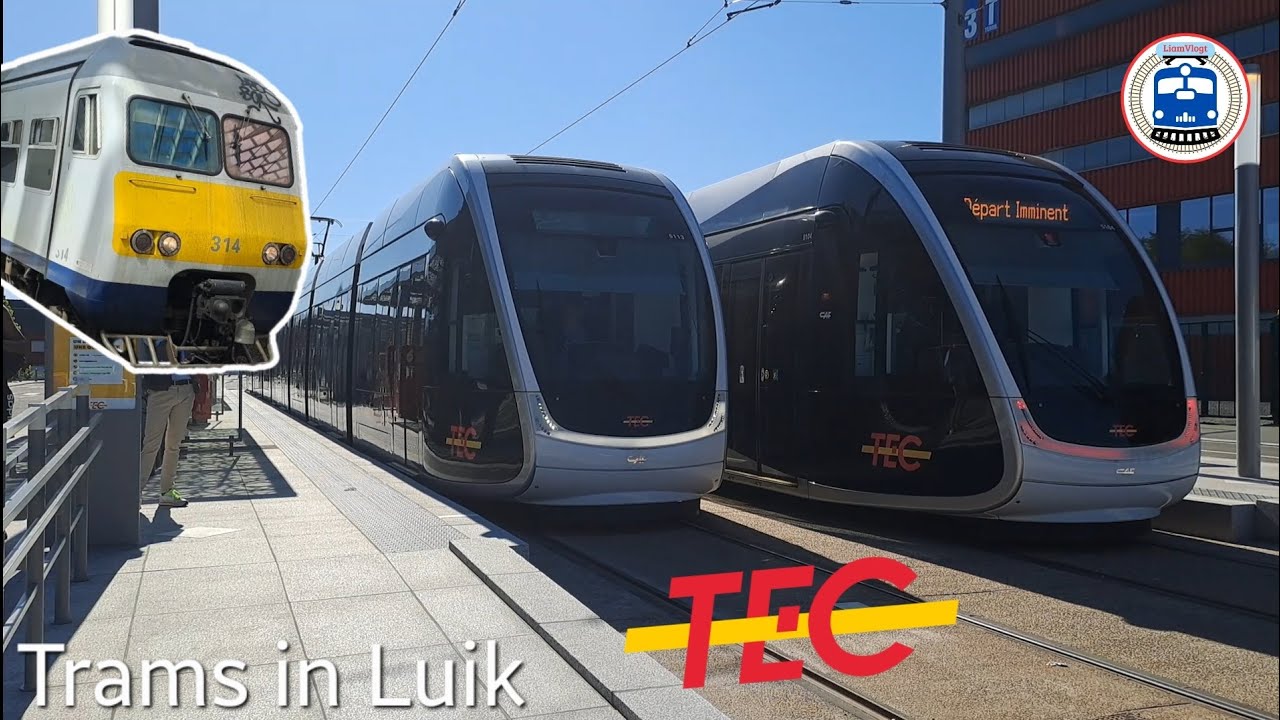Met de trein naar Luik om de langverwachte trams uit te testen.